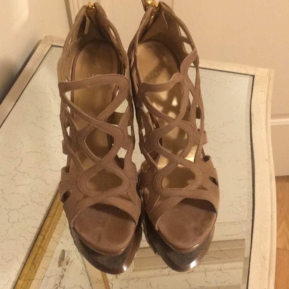 Stuart Weitzman Tan High Heel Sandel
